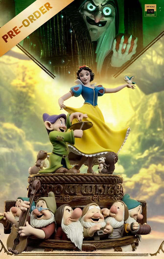 Statue Snow White Deluxe - Snow White and the Seven Dwarves - Art Scale 1/10 - Disney Classics