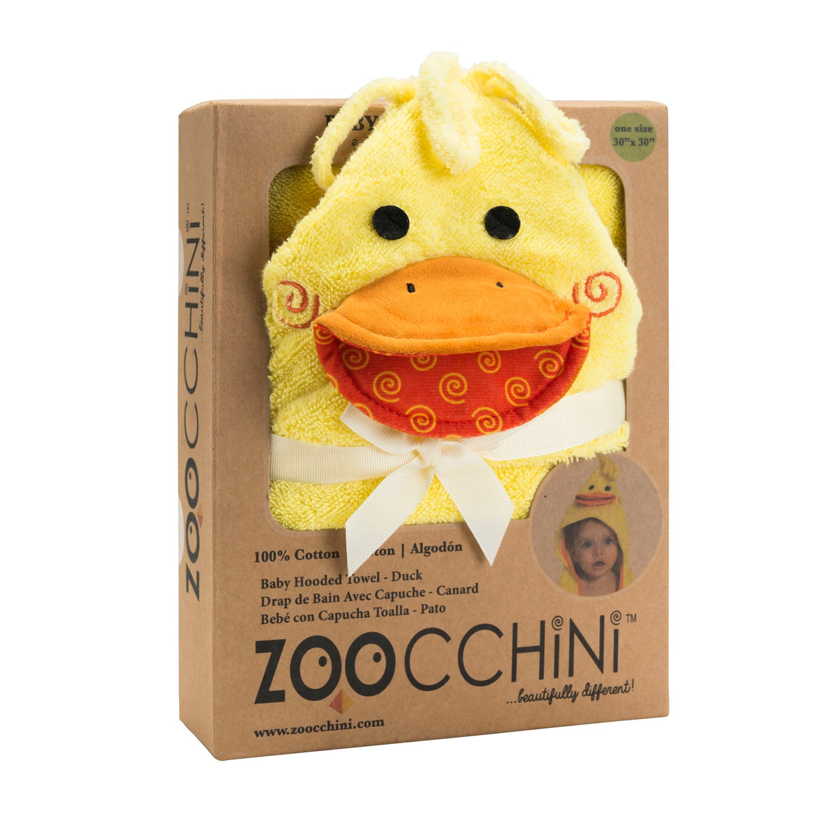 Capa de baño de pato amarillo