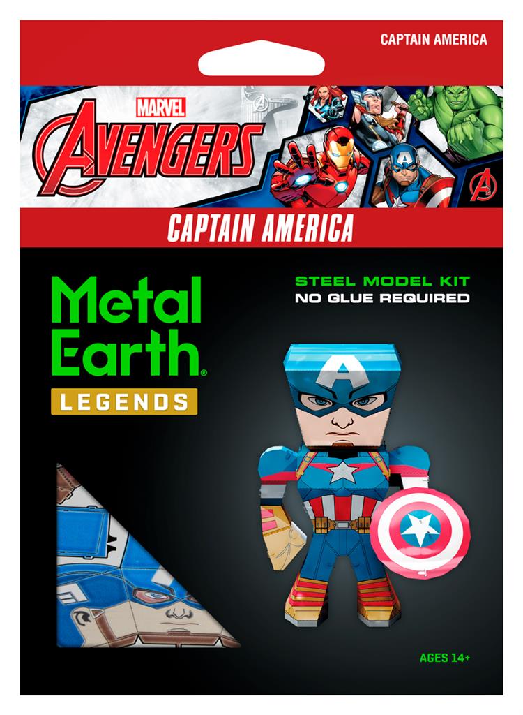 Capitán América Metal Tierra