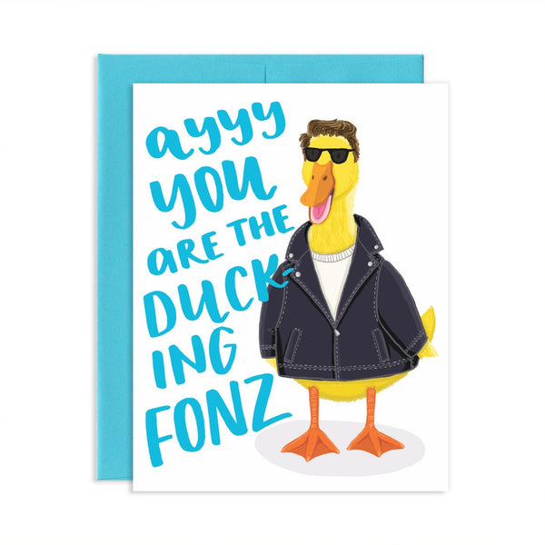 Biglietto d'auguri di Fonz Duck