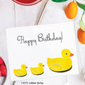 Duck Bathroom Birthday Card