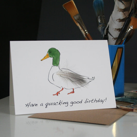 Duck Carte Colvert Cumpleaños de cumpleaños