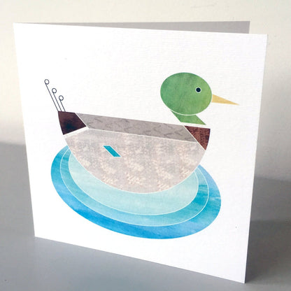 Duck greeting card Mr COLVERT