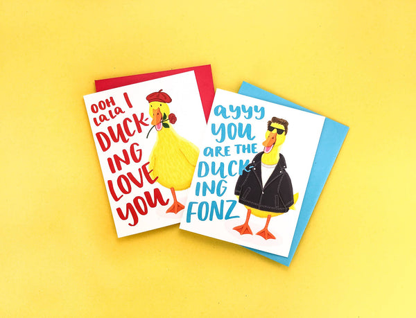 Biglietto d'auguri di Fonz Duck