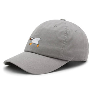 White Duck Cap Embroidered Knife