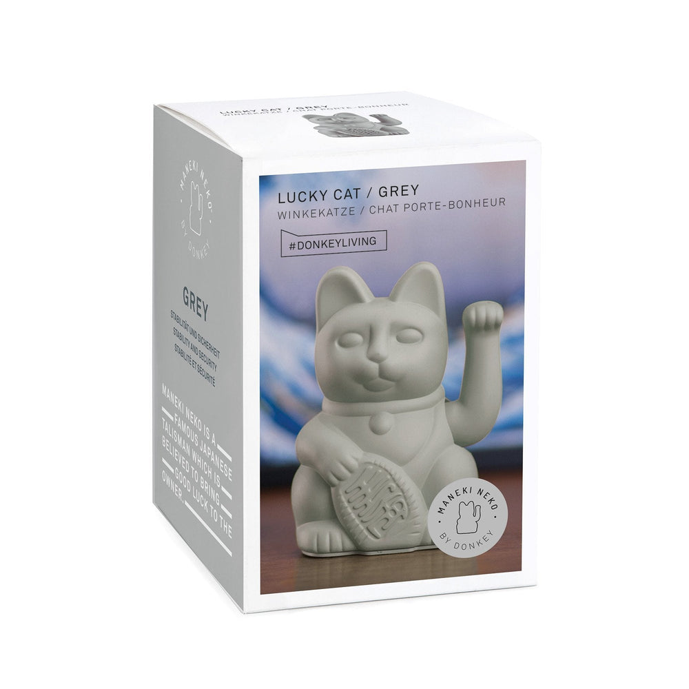 Geluksgrijze kat