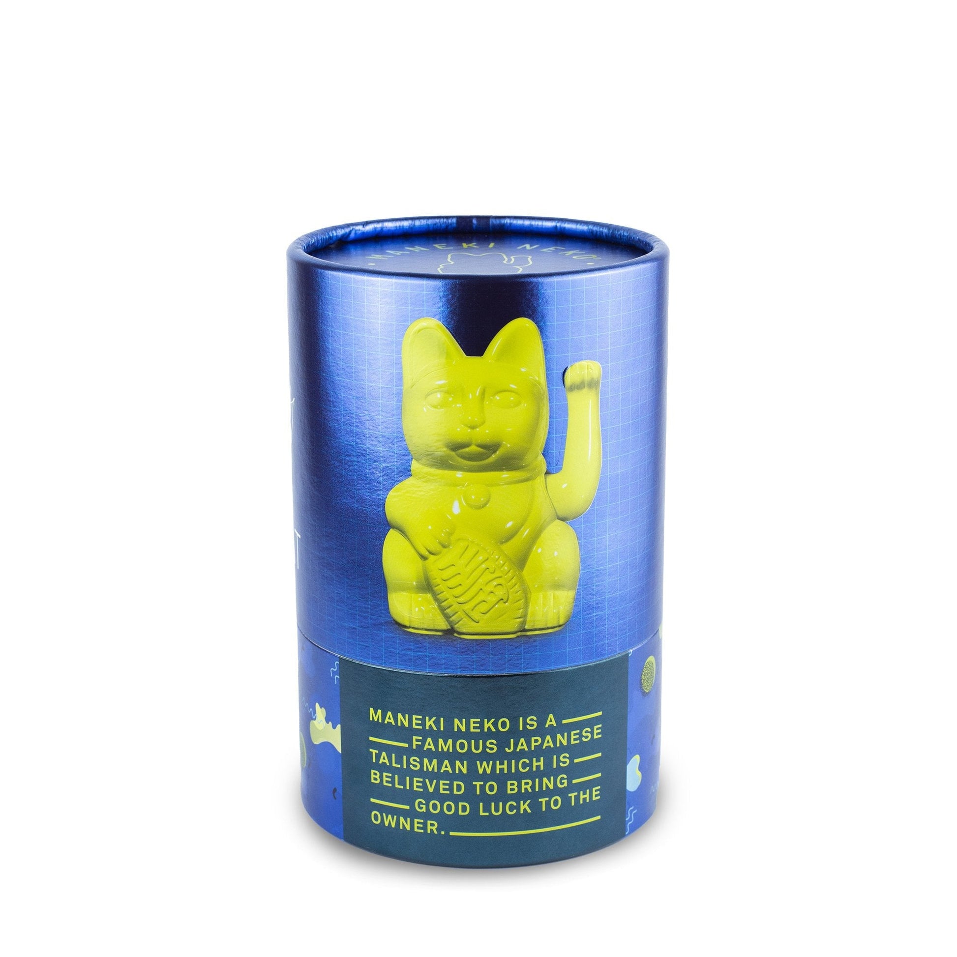 Chat Chanceux Jaune Glossy - le Chat Chanceux