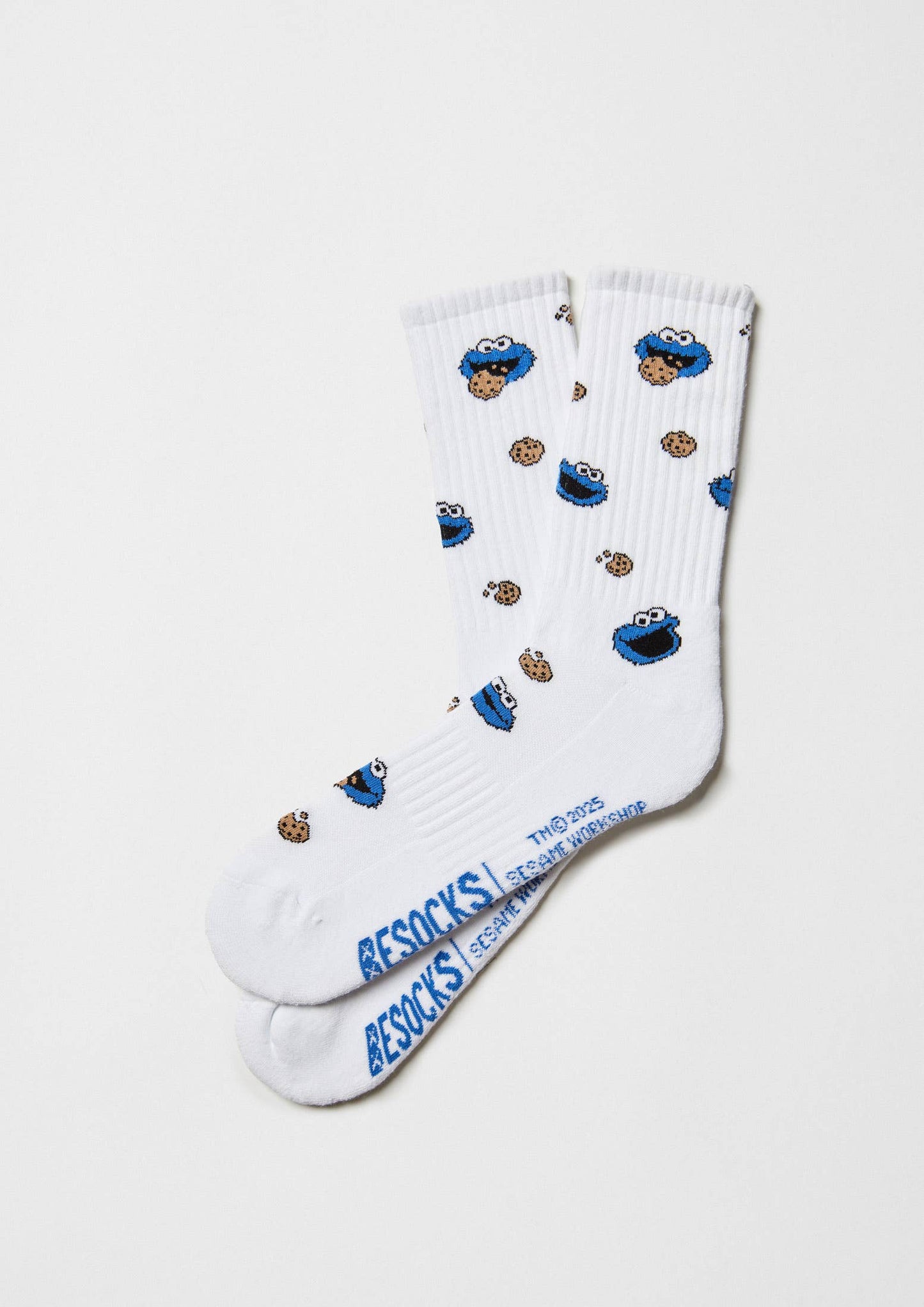 BeSesameStreet Cookie Monster Sports Socks