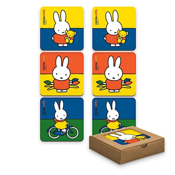 Dessous de Verres Lapin Miffy 6-Pack
