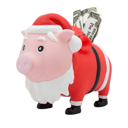 Pig Santa Claus