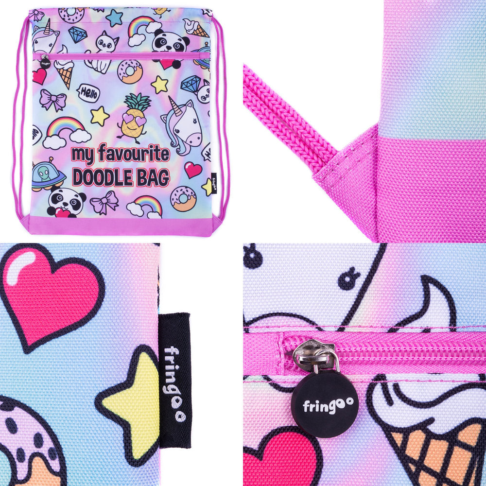 Sac à cordon – Holo Doodles