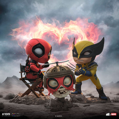 Figurine Deadpool, Wolverine and Headpool - Deadpool & Wolverine - Mini Co.
