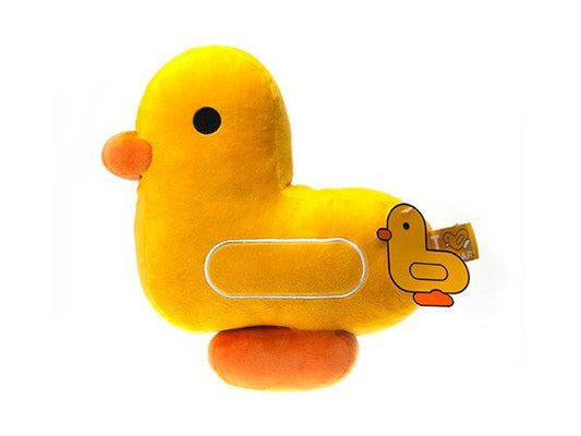 Almofada de pato amarelo