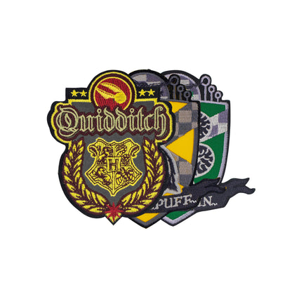 Set de 3 Écussons Deluxe Quidditch Poudlard
