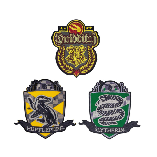 Set de 3 Écussons Deluxe Quidditch Poudlard