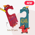 D085 Türhänger Roter Drache