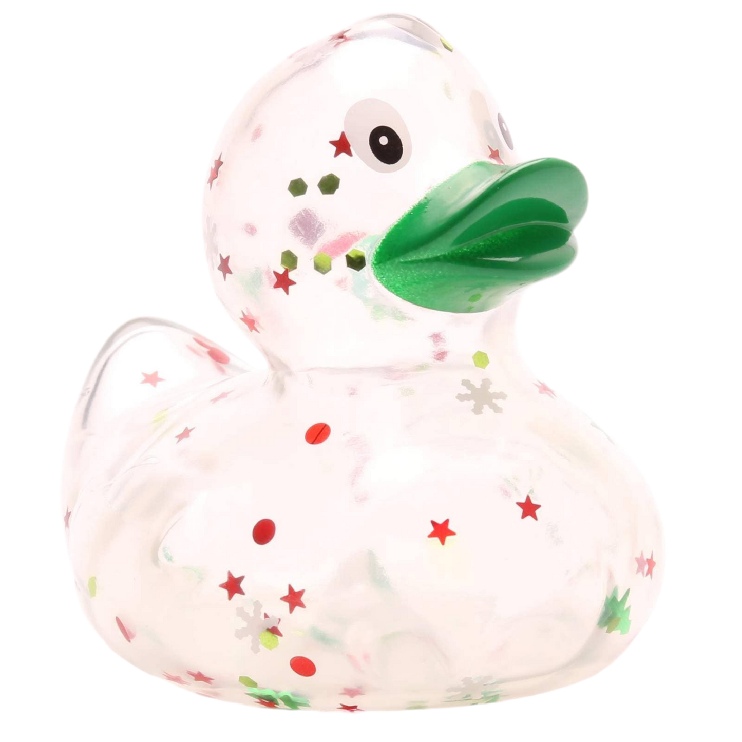 canard classique a paillettes de noel vert