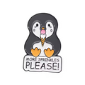 Pin's Pingouin « More Sprinkes Please »