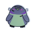 Frankenstein Halloween Pinguïn Sticker