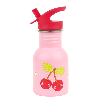 Petite gourde en inox - Cerises joyeuses – A Little Lovely Company