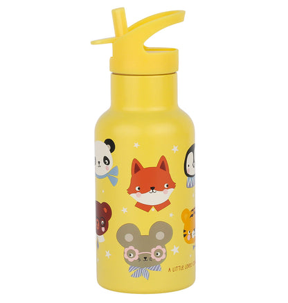 Gourde enfant en inox - Amis des animaux – vue 3 – A Little Lovely Company