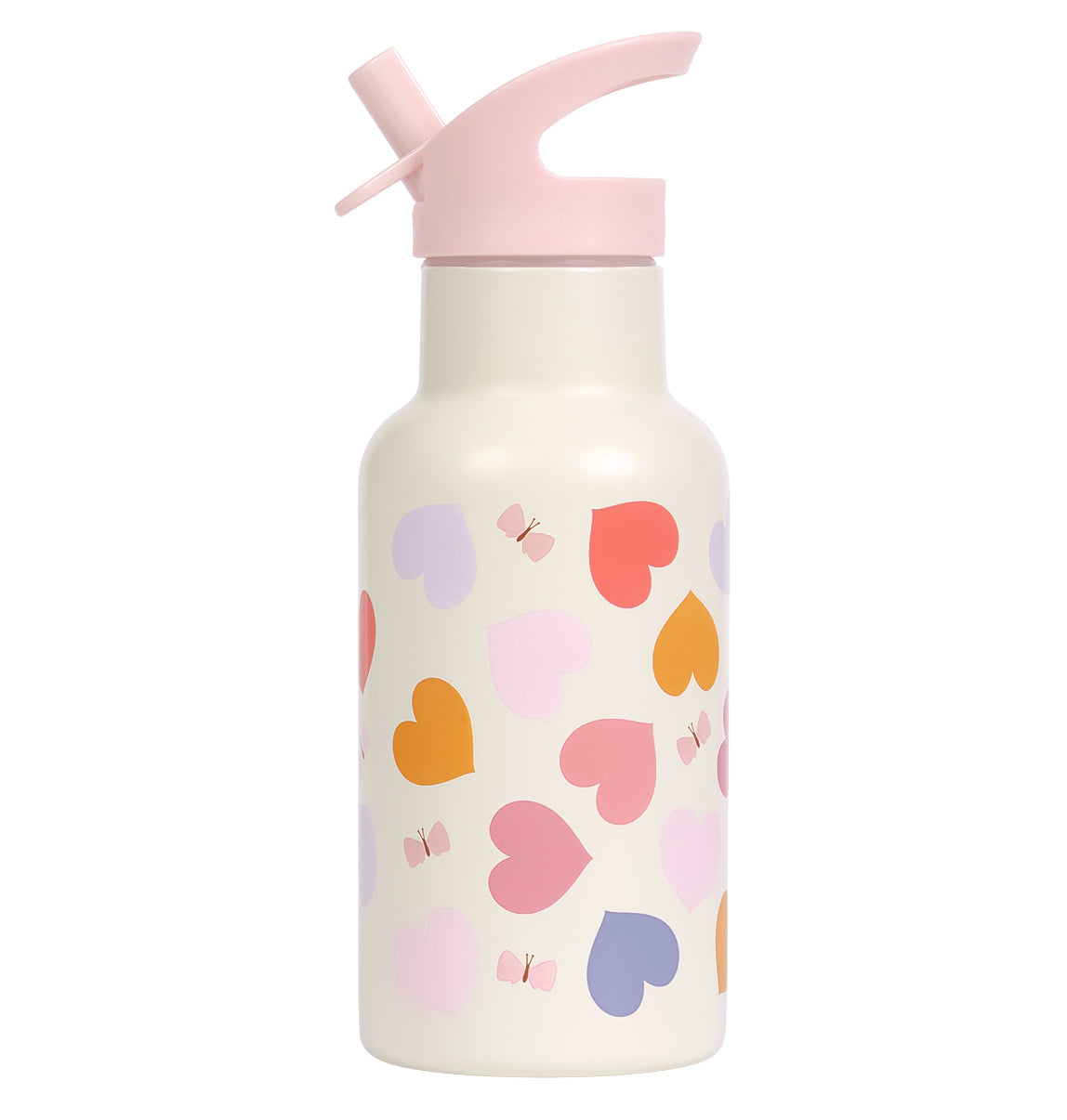 Gourde enfant en inox - Cœurs – vue 4 – A Little Lovely Company