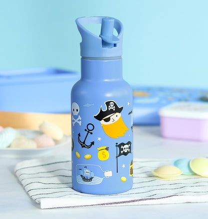 Gourde enfant en inox - Pirates – vue 2 – A Little Lovely Company