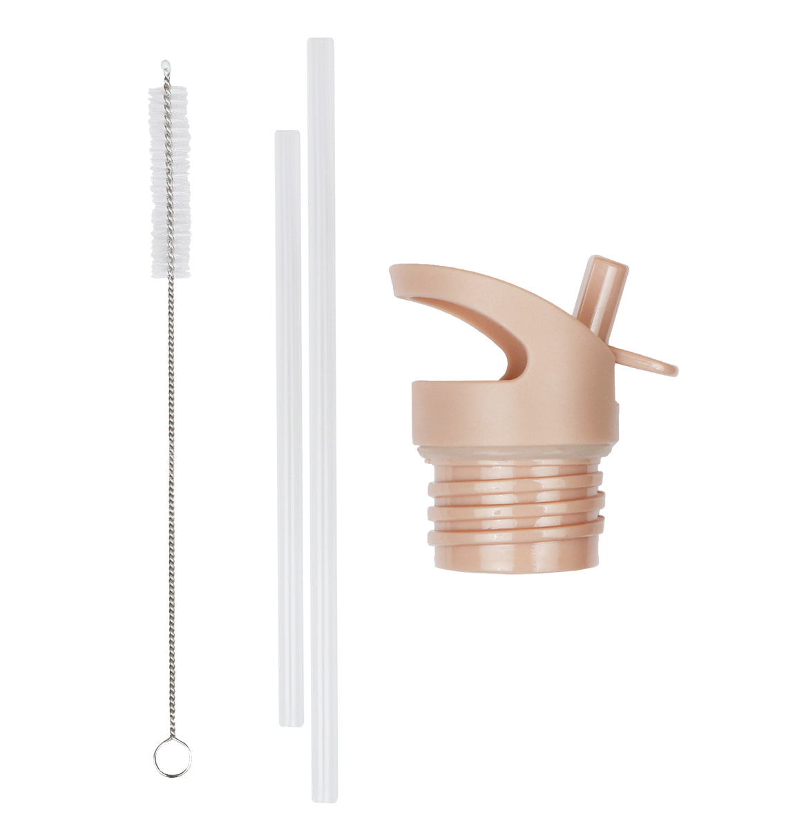 Kit bouchon, paille et goupillon - Arcs-en-ciel – A Little Lovely Company