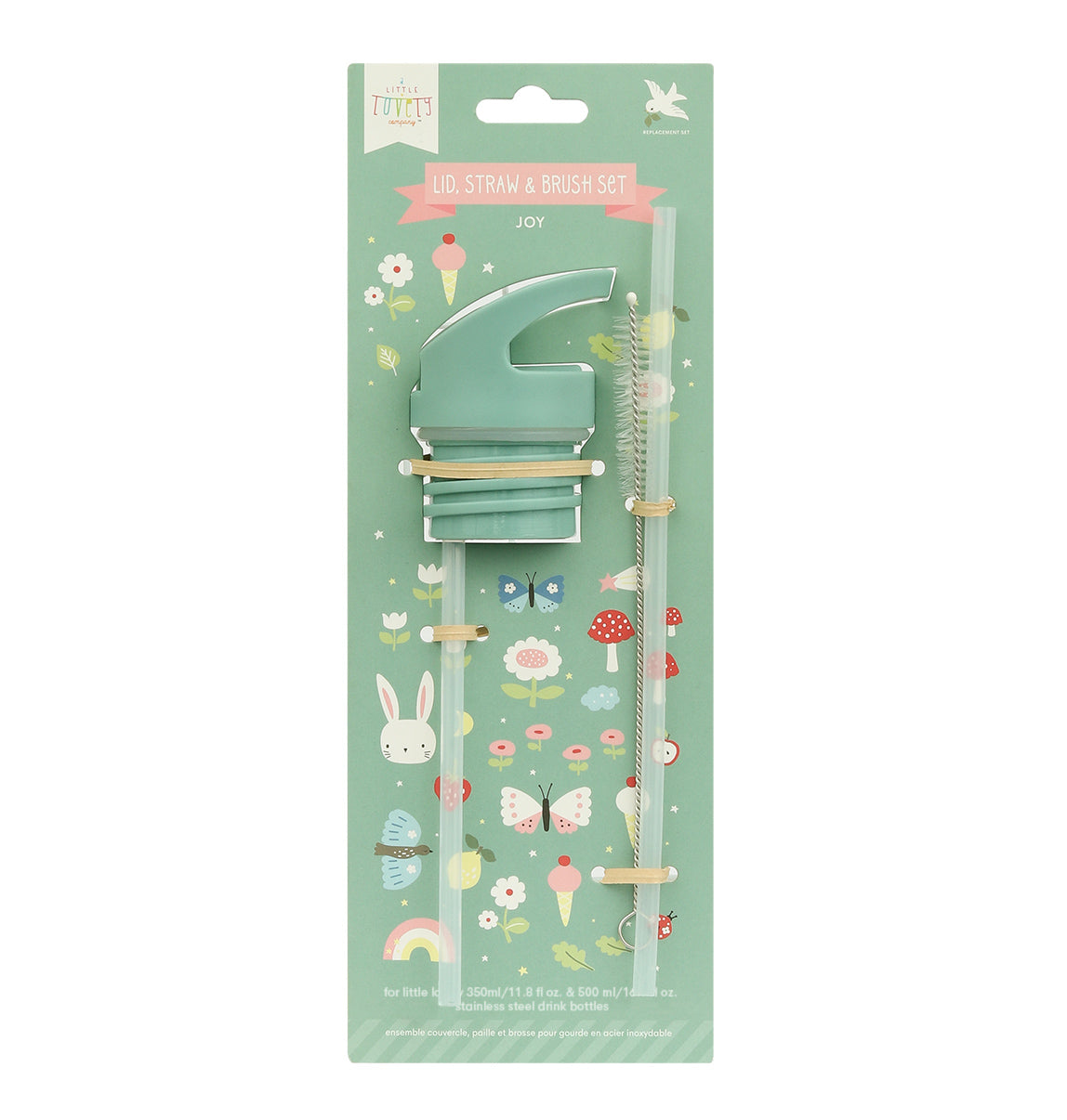 Kit bouchon, paille et goupillon - Joy