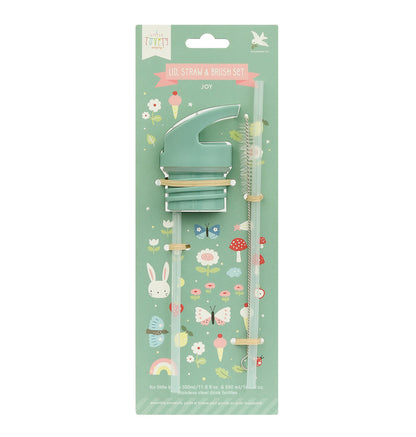 Kit bouchon, paille et goupillon - Joy – vue 2 – A Little Lovely Company