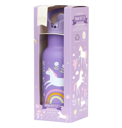 Gourde enfant en inox - Unicorn Dreams – vue 6 – A Little Lovely Company