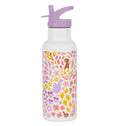 Gourde XL en inox - Jardin fleuri