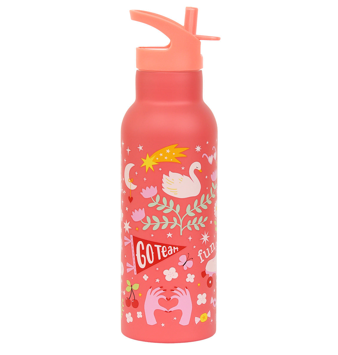 Gourde XL en inox - Fun – vue 3 – A Little Lovely Company