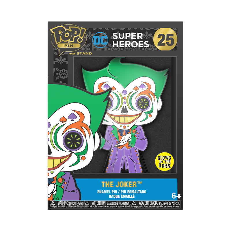 ¡Estallido! Pin The Joker (Dia De Los DC) (Glow)