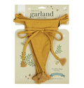 Guirlande décorative en coton - Ocre jaune
