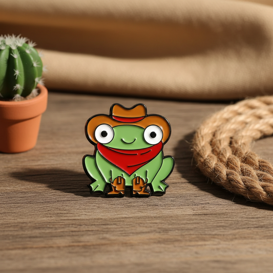 Pin's Grenouille Cowboy