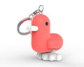 Porte-clés Canard Rouge Fluo
