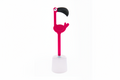 Cepillo de flamante rosa wc