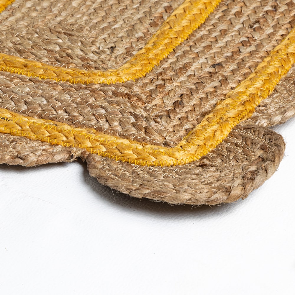 Paillasson en Jute – Jaune – Fisura – vue 2