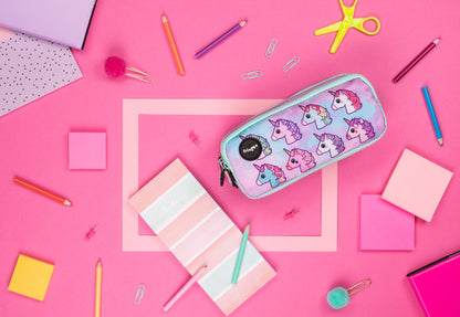 Trousse scolaire – Pastel licorne