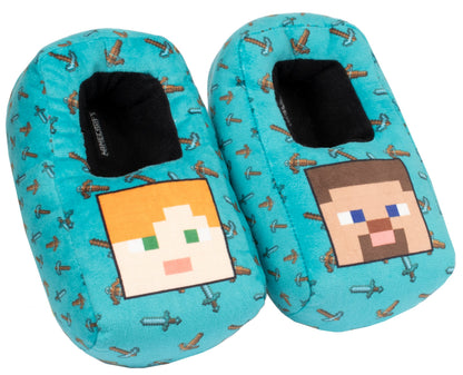 Minecraft 3D Chaussons – Alex and Steve