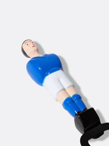 Blue Foosball Bottle Opener