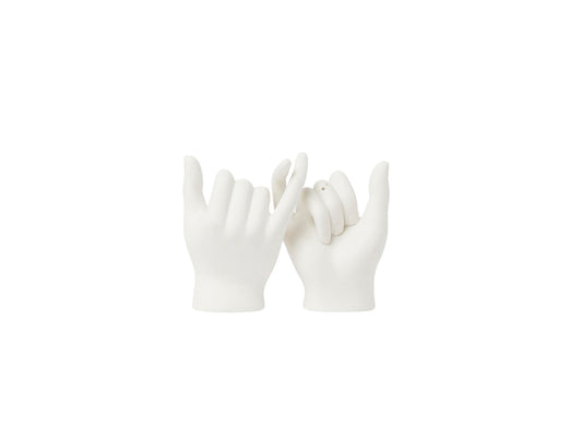 Amicizia con mani di sale e pepe