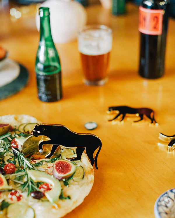 Coupe-pizza "Savanna" Panthère