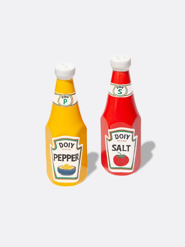 Salière et poivrière Corner Shop - Ketchup & Mustard