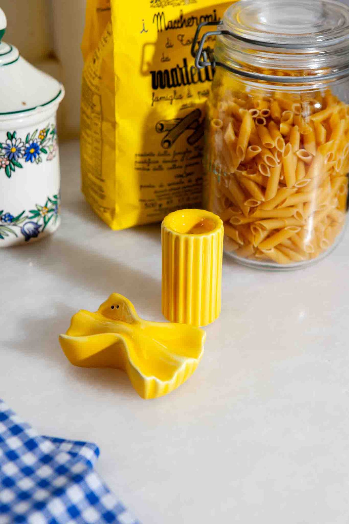 Salière et Poivrière Dolce Vita Farfalle & Macaroni
