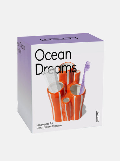 Ocean Dreams Coral Multipurpose Container