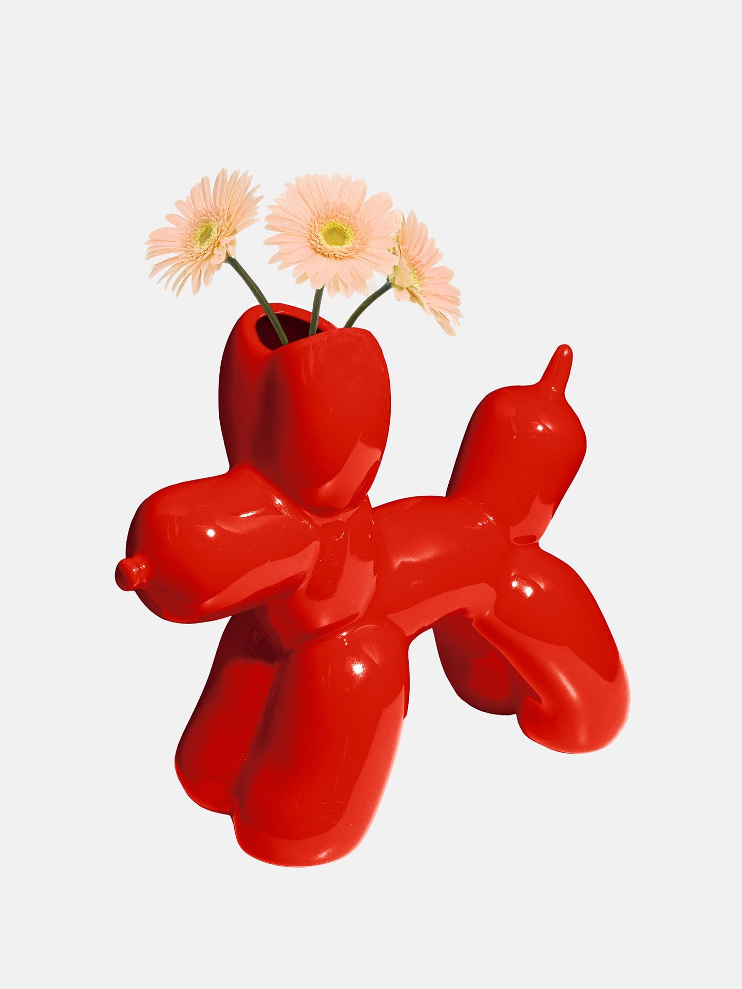 Bobby Vase Red