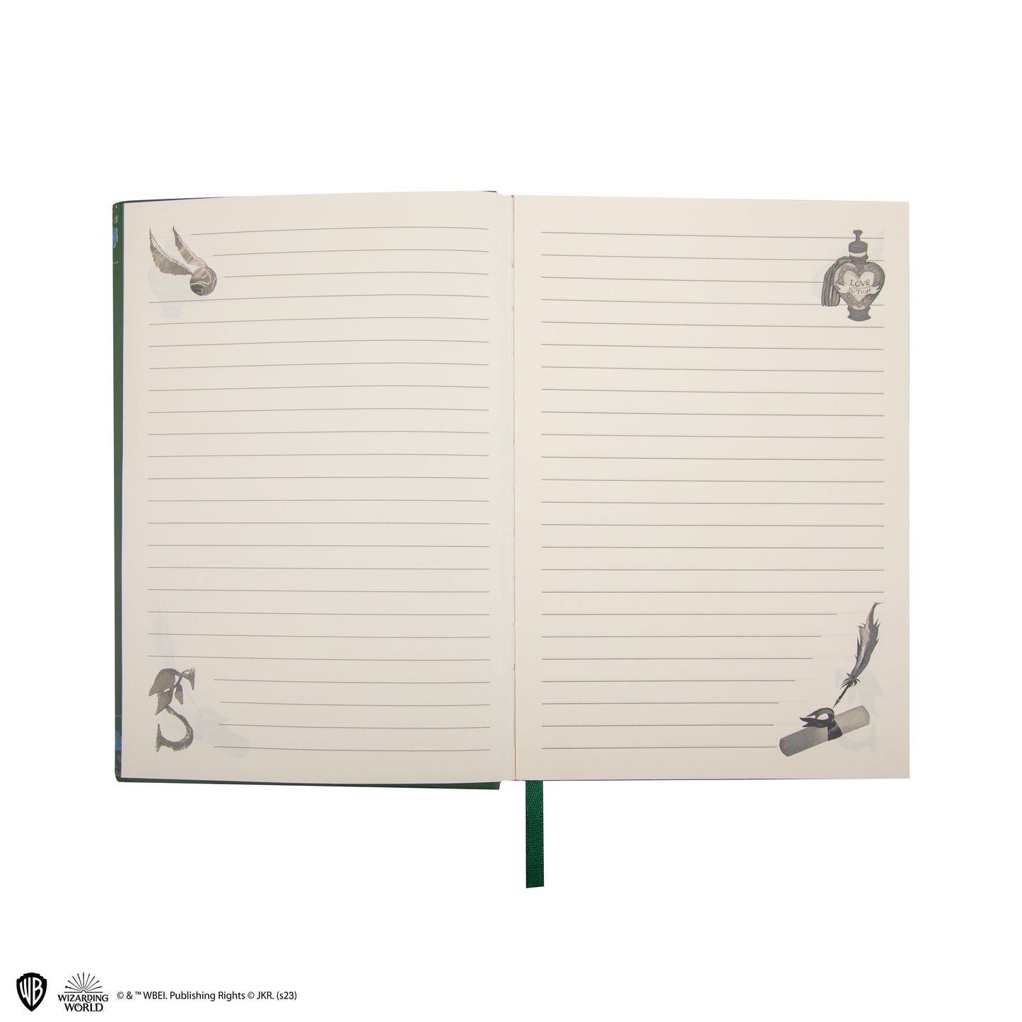 Set Carnet et Stylo Deluxe Monde Magique de Serpentard