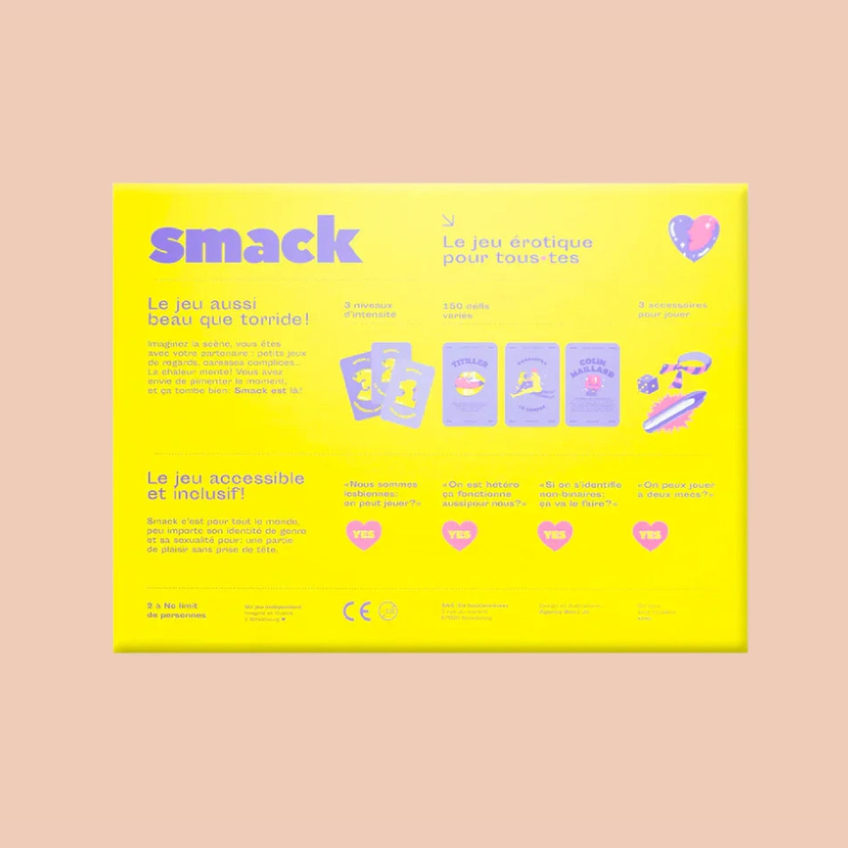 SMACK Le jeu érotique fun & inclusif